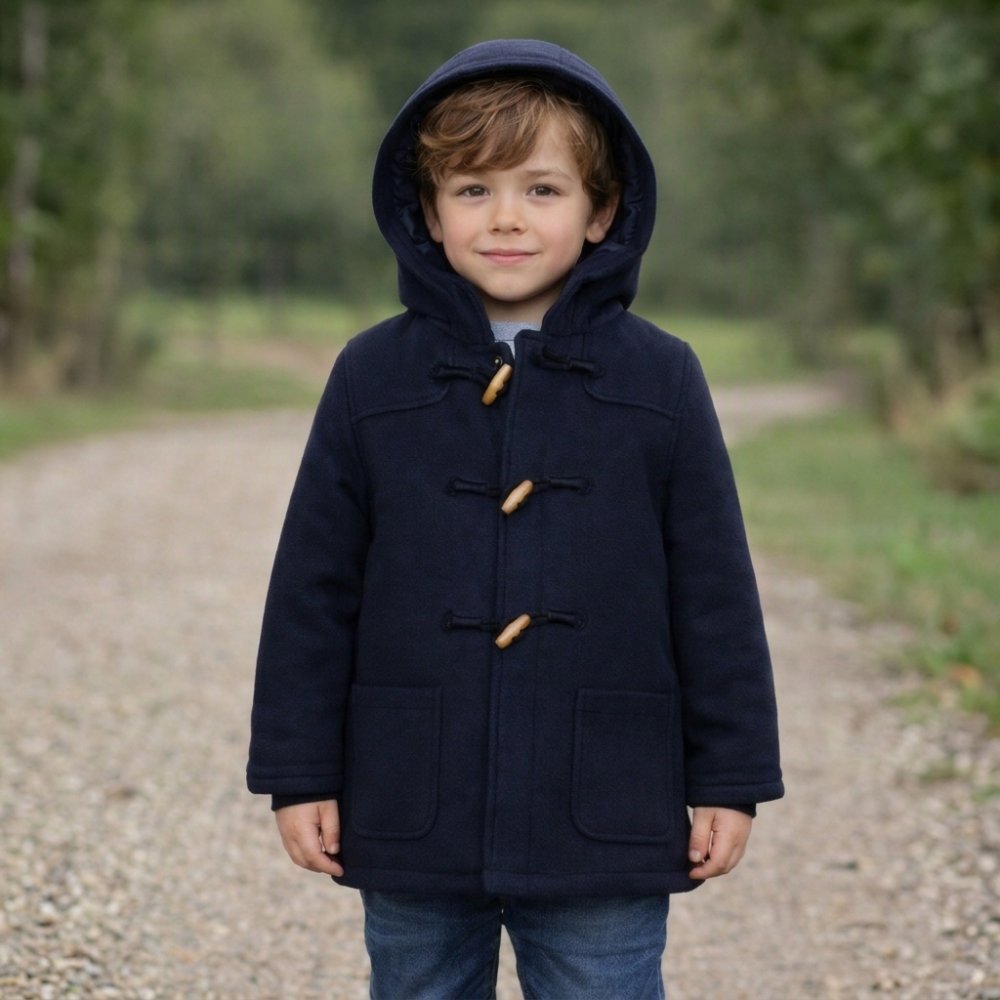 Nordic 3J: Wool Classic Duffle Coat (3-8 Years) Nordic 3J: Wool Classic Duffle Coat (3-8 Years)